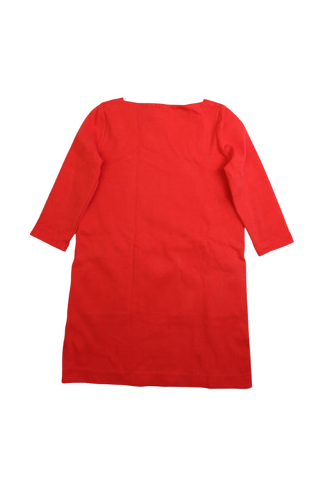 A Red Long Sleeve Dresses from Crewcuts in size 8Y for girl. (Back View)