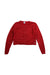 A Red Cardigans from Petit Bateau in size 10Y for girl. (Front View)
