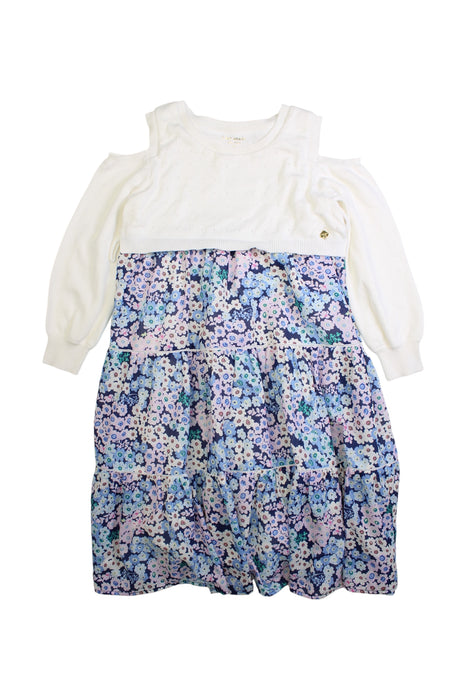 A Multicolour Long Sleeve Dresses from Kate Spade in size 10Y for girl. (Front View)
