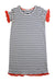 A Navy Short Sleeve Dresses from Boden in size Maternity-M for maternity. (Front View)