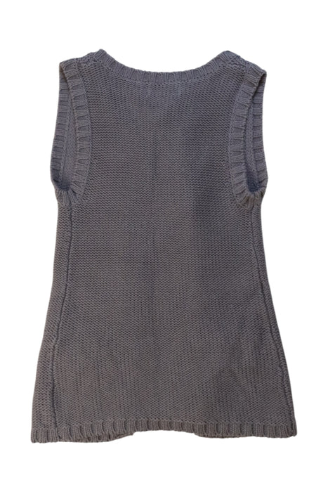 A Grey Outerwear Vests from Little Mercerie in size 6T for girl. (Back View)