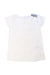 A White Short Sleeve Tops from Jacadi in size 8Y for girl. (Front View)