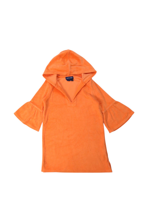 A Orange Cover Ups from Ralph Lauren in size 5T for girl. (Front View)