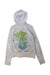 A Grey Zippered Sweatshirts from Juicy Couture in size 8Y for girl. (Back View)