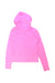 A Pink Zippered Sweatshirts from Juicy Couture in size 8Y for girl. (Back View)