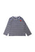 A Navy Long Sleeve T Shirts from Comme des Garcons in size 6T for girl. (Front View)