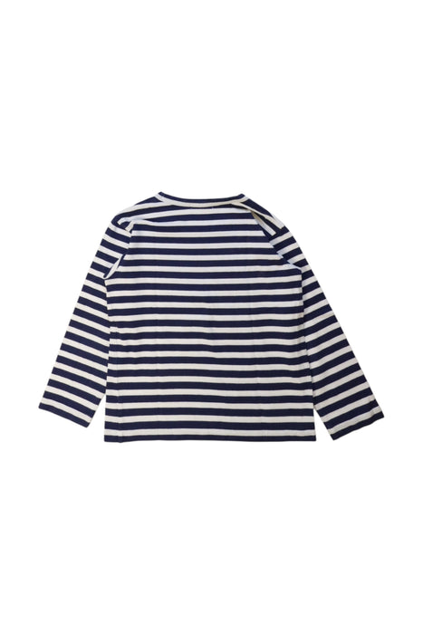 A Navy Long Sleeve T Shirts from Comme des Garcons in size 6T for girl. (Back View)