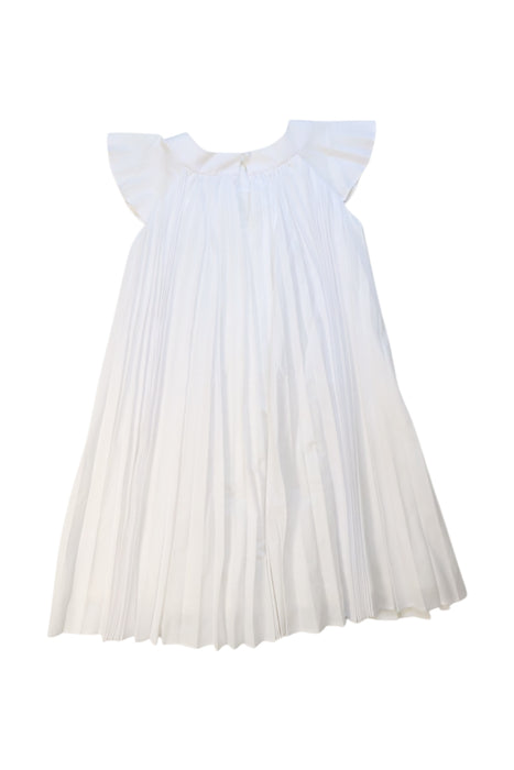 A White Sleeveless Dresses from Jacadi in size 8Y for girl. (Back View)