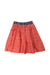 A Red Mid Skirts from Petit Bateau in size 8Y for girl. (Back View)