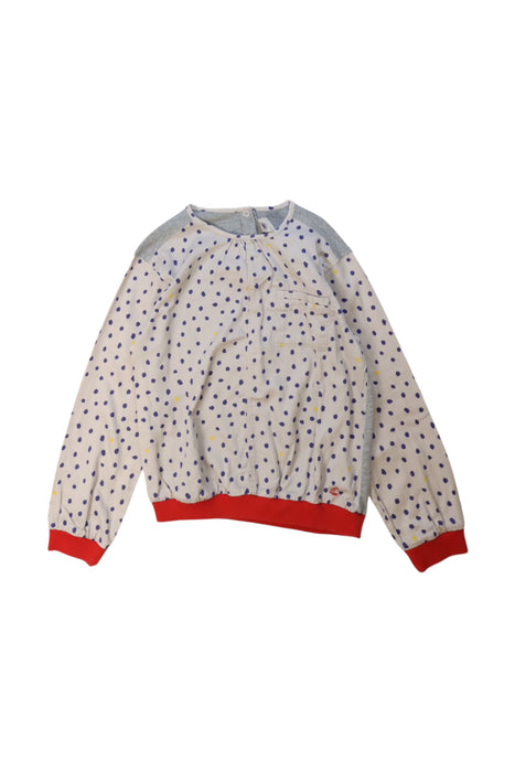 A Multicolour Long Sleeve Tops from Petit Bateau in size 8Y for girl. (Front View)