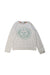 A Grey Sweatshirts from Petit Bateau in size 8Y for girl. (Front View)