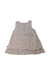 A Grey Sleeveless Dresses from Petit Bateau in size 8Y for girl. (Back View)