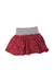A Red Short Skirts from Petit Bateau in size 6T for girl. (Back View)