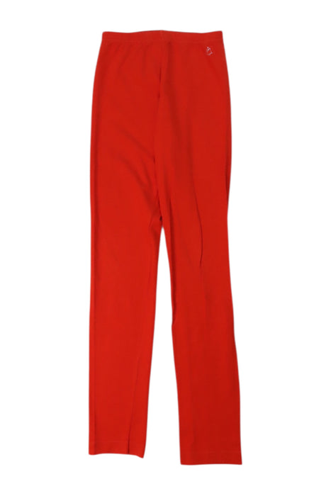 A Red Leggings from Petit Bateau in size 8Y for girl. (Front View)