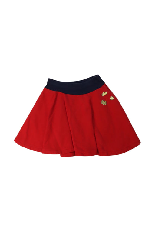 A Red Short Skirts from Petit Bateau in size 8Y for girl. (Front View)