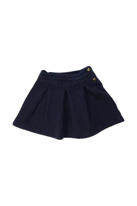 A Navy Short Skirts from Petit Bateau in size 6T for girl. (Front View)
