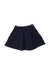 A Navy Short Skirts from Petit Bateau in size 6T for girl. (Front View)