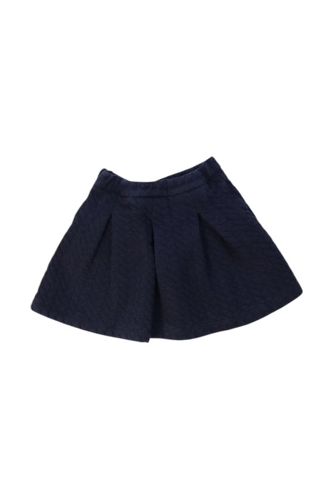 A Navy Short Skirts from Petit Bateau in size 6T for girl. (Back View)