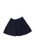 A Navy Short Skirts from Petit Bateau in size 6T for girl. (Back View)