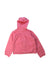 A Pink Zippered Sweatshirts from Petit Bateau in size 6T for girl. (Back View)
