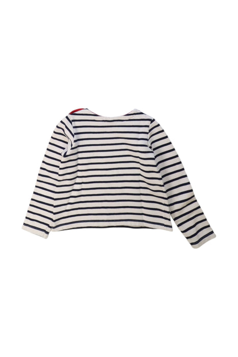 A White Long Sleeve Tops from Petit Bateau in size 8Y for girl. (Back View)