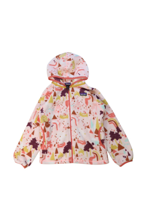 A Multicolour Zippered Sweatshirts from Patagonia in size 5T for girl. (Front View)