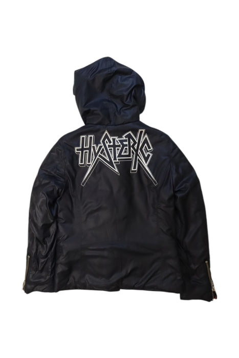 A Black Coats from Hysteric Mini in size 5T for girl. (Back View)