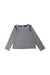 A Grey Long Sleeve Tops from Petit Bateau in size 8Y for girl. (Front View)