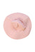 A Pink Sun Hats from RuffleButts in size 3-6M for girl. (Front View)