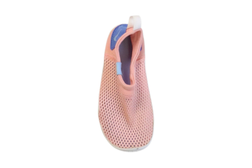 A Peach Aqua Shoes from Nike in size 18-24M for girl. (Front View)