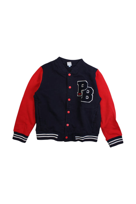 A Navy Lightweight Jackets from Petit Bateau in size 8Y for neutral. (Front View)