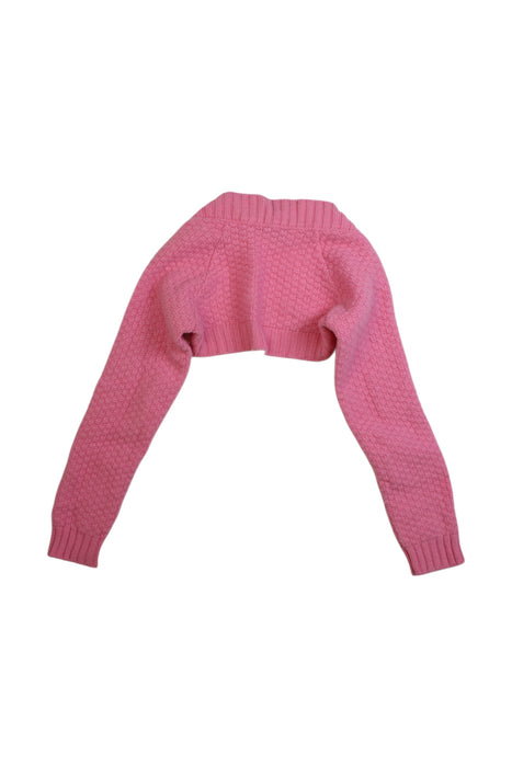 A Pink Knit Sweaters from Simonetta in size 6T for girl. (Back View)