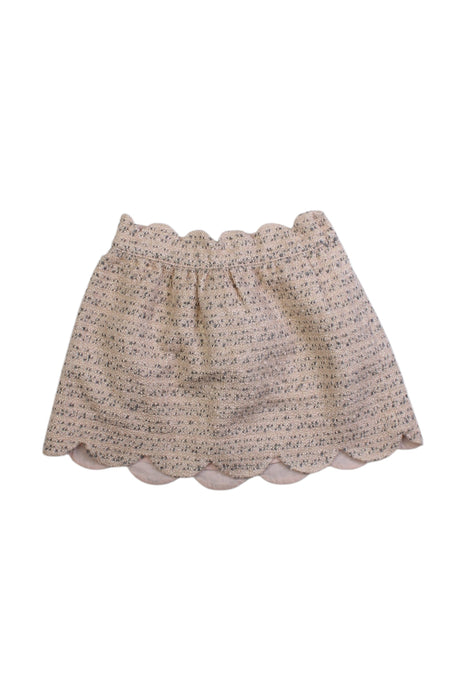 A Beige Short Skirts from Janie & Jack in size 4T for girl. (Front View)