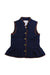 A Navy Outerwear Vests from Janie & Jack in size 5T for girl. (Front View)