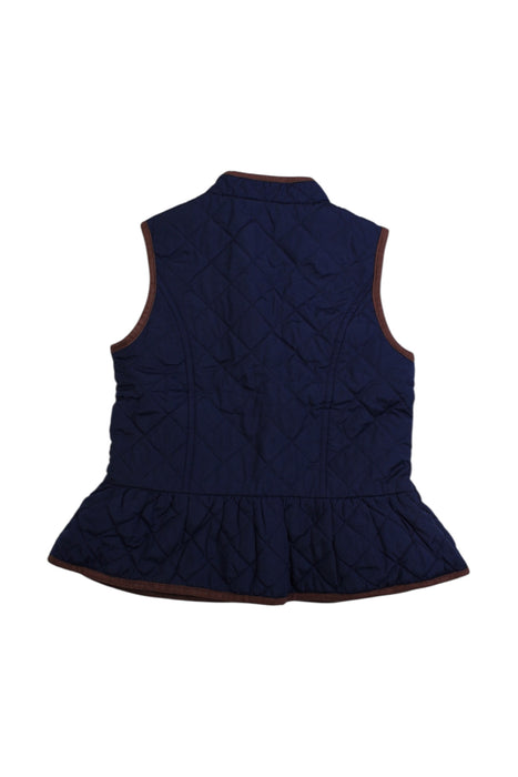 A Navy Outerwear Vests from Janie & Jack in size 5T for girl. (Back View)