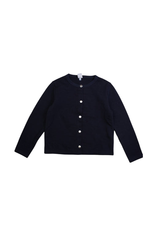 A Navy Cardigans from Janie & Jack in size 6T for girl. (Front View)