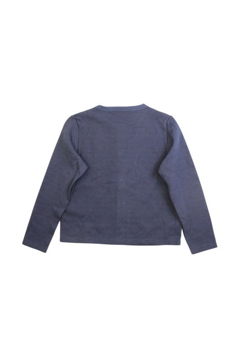 A Navy Cardigans from Janie & Jack in size 6T for girl. (Back View)