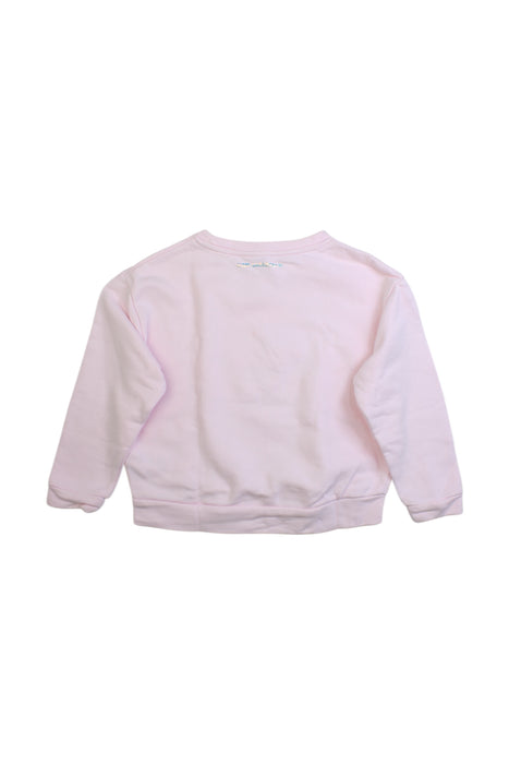 A Pink Sweatshirts from Karl Lagerfeld in size 6T for girl. (Back View)
