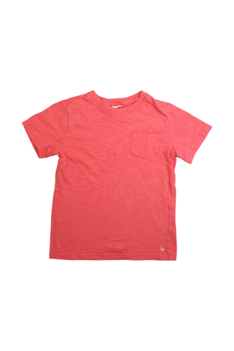 A Red Short Sleeve T Shirts from Janie & Jack in size 7Y for girl. (Front View)