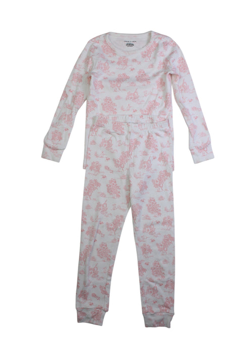 A Pink Pyjama Sets from Janie & Jack in size 5T for girl. (Front View)