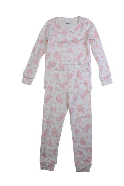 A Pink Pyjama Sets from Janie & Jack in size 5T for girl. (Front View)