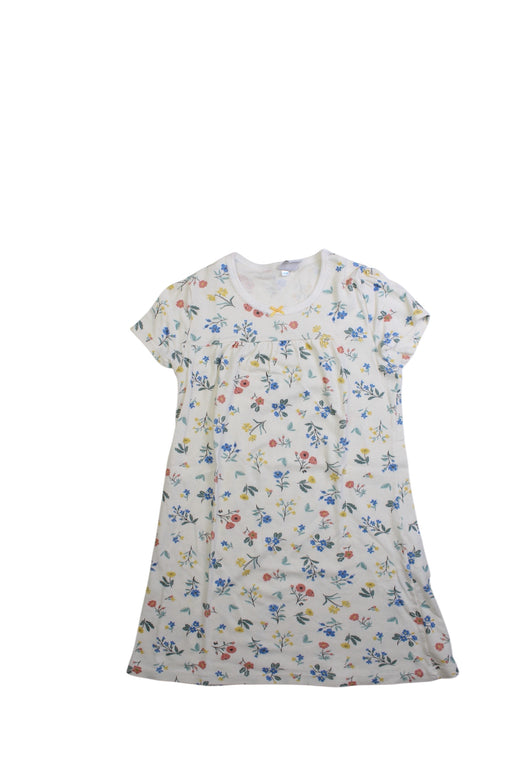 A Multicolour Short Sleeve Dresses from Petit Bateau in size 6T for girl. (Front View)