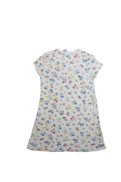 A Multicolour Short Sleeve Dresses from Petit Bateau in size 6T for girl. (Back View)