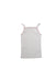 A White Sleeveless Tops from Petit Bateau in size 6T for girl. (Back View)