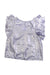A Silver Sleeveless Tops from Velveteen in size 6T for girl. (Back View)