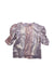 A Metallic Long Sleeve Tops from Velveteen in size 6T for girl. (Front View)