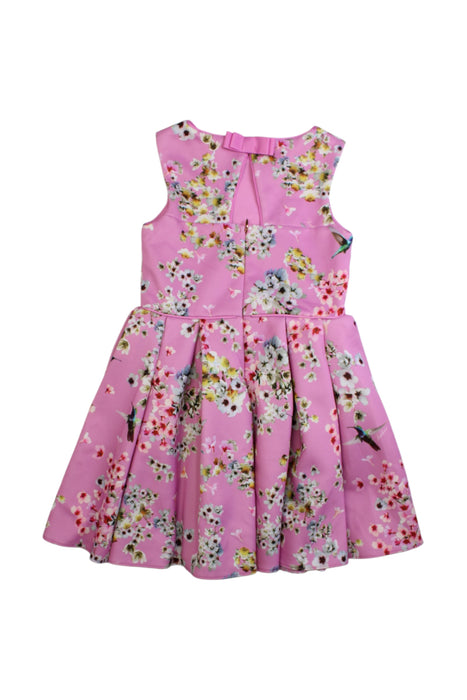 A Multicolour Sleeveless Dresses from Baker by Ted Baker in size 6T for girl. (Back View)