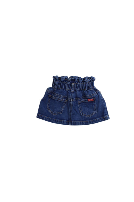 A Blue Short Skirts from Seed in size 5T for girl. (Back View)