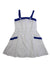 A White Sleeveless Dresses from Petit Bateau in size 8Y for girl. (Front View)