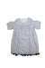 A White Short Sleeve Dresses from Seed in size 5T for girl. (Front View)